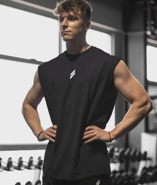 Heren Tanktop Zonder Mouwen - Sneldrogend & Ademend voor Fitness en Sport