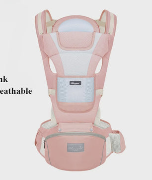 Ergonomische Baby Draagzak - 4 Seizoenen, Verstelbaar, Heupstoeltje & Multifunctioneel