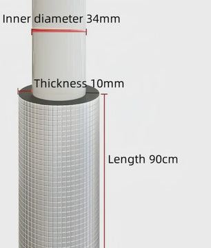 Zelfklevende Schuim Pijpisolatie met Aluminiumfolie - 16-60mm