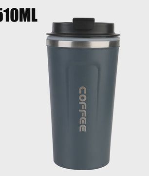 RVS Thermo Koffiebeker - Lekvrij Reizen - 380/510ML