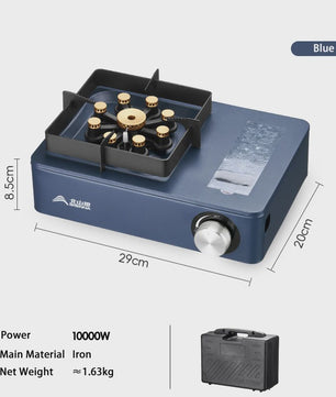 BISINNA Krachtige Camping Gasbrander 10000W - Ideaal voor Outdoor, Picknick & Barbecue