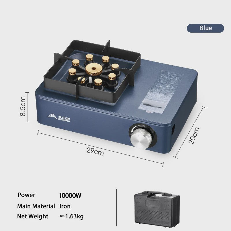 BISINNA Krachtige Camping Gasbrander 10000W - Ideaal voor Outdoor, Picknick & Barbecue