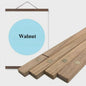 Magnetische Poster Hanger Frame van Teak Hout (21-50cm) - Wanddecoratie Ophangsysteem