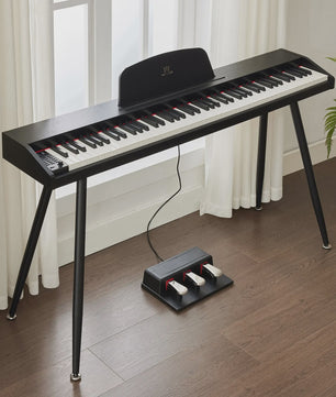 Digitale Piano 88 Toetsen met Hamer Mechaniek, 3 Pedalen en MIDI-USB
