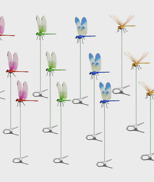 12x Libellen Decoratie voor Tuin & Buiten - Vliegwerend & Decoratief