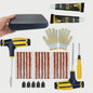 Noodbandreparatieset - Heavy-Duty Lijm & Rubberstrips voor Auto, Truck, Camper