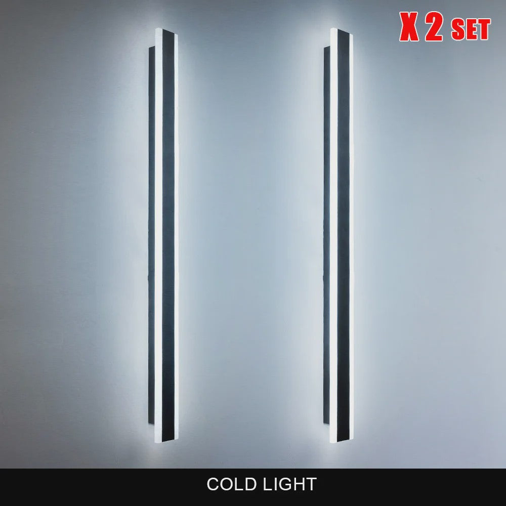 Moderne LED Wandlamp Buiten - Waterdicht IP65, Dimbaar met Afstandsbediening - Villa & Tuin Verlichting