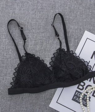 Dames Kanten Bralette Zonder Beugel - Sexy & Comfortabel met Bloemendessin