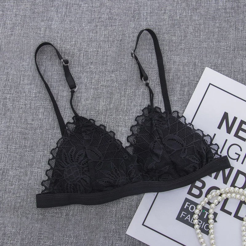 Dames Kanten Bralette Zonder Beugel - Sexy & Comfortabel met Bloemendessin