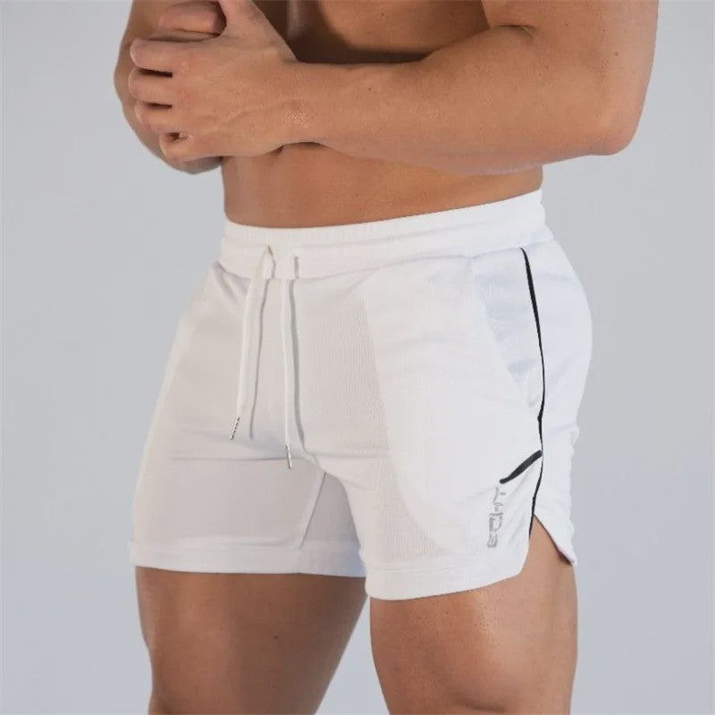 Ademende Mesh Sports Shorts voor Mannen - Ideaal voor Fitness, Training & Casual