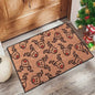 Kerst Deurmat met Rendier & Feestelijke Prints - Indoor/Outdoor Entree Tapijt