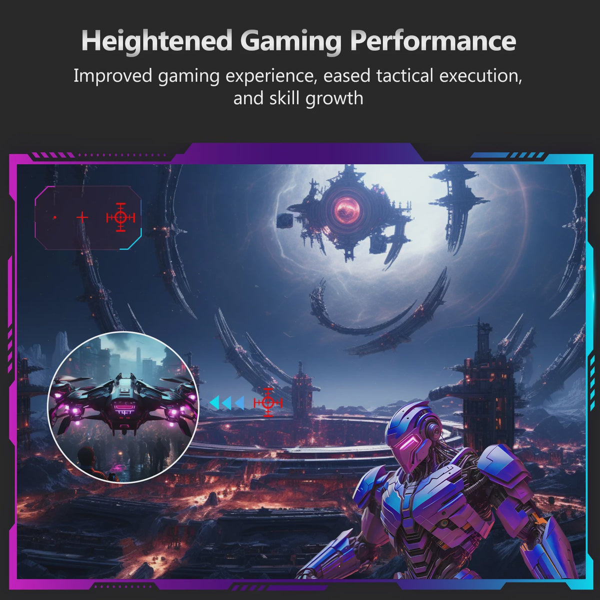 Z-EDGE 24" Curved Gaming Monitor | 200Hz, 1ms MPRT, Full HD 1080p, FreeSync, HDR