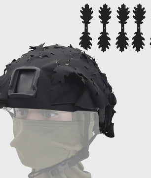 Tactische FAST Helm Cover met Laser Cutting 3D Camouflage - Jacht & Outdoor Accessoires