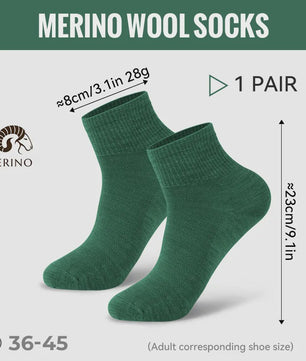Merino Wol Sokken - Warm, Ademend & Vochtafvoerend voor Wandelen & Sport