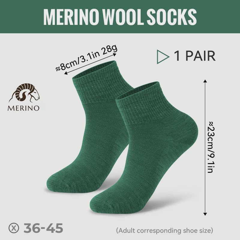 Merino Wol Sokken - Warm, Ademend & Vochtafvoerend voor Wandelen & Sport
