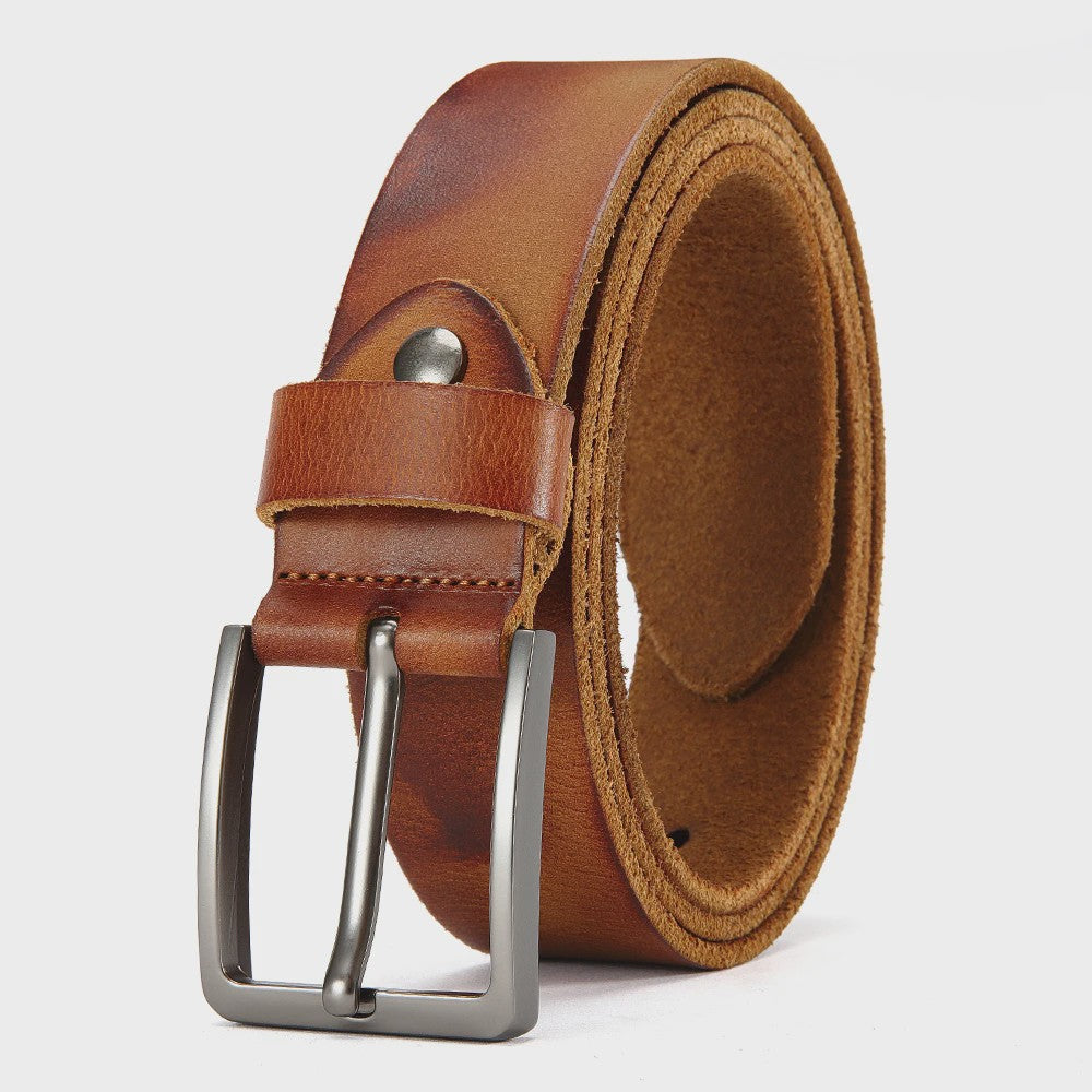 Luxe Heren Riem van Echt Leer - Stijlvolle Casual & Zakelijke Accessoire