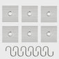 12x Heavy-Duty Nylon RV Luifel Haken - Universeel voor Gordijnen, Waslijnen & Tenten (5/6mm-7/8mm Buisgaten)