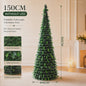 Opvouwbare Kunstkerstboom met LED-verlichting - 150cm of 180cm - Ruimtebesparend & Sfeervol