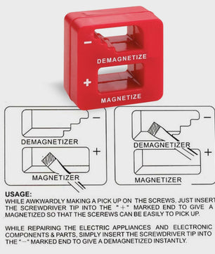 2-in-1 Magnetiseer & Demagnetiseer Tool voor Schroevendraaiers