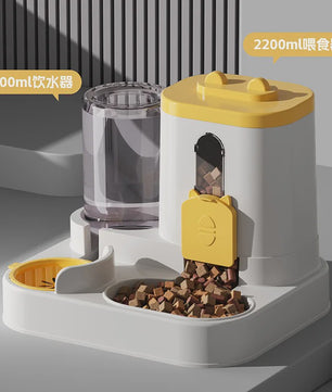Automatische Voerbak en Waterdispenser voor Huisdieren - Anti-Knoei Ontwerp