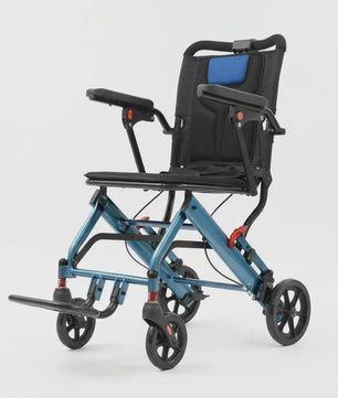 Lichtgewicht Opvouwbare Rolstoel voor Volwassenen - Aluminium Frame, 16" Zitting