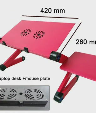 Verstelbaar Laptoptafel Bureau met Muisplank - Ergonomisch & Draagbaar