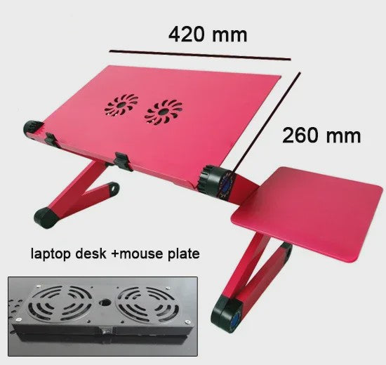 Verstelbaar Laptoptafel Bureau met Muisplank - Ergonomisch & Draagbaar