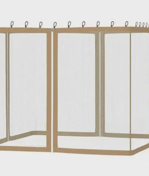 Universeel Gazebo Muskietennet - 4-Panels met Rits - Bescherming tegen Insecten