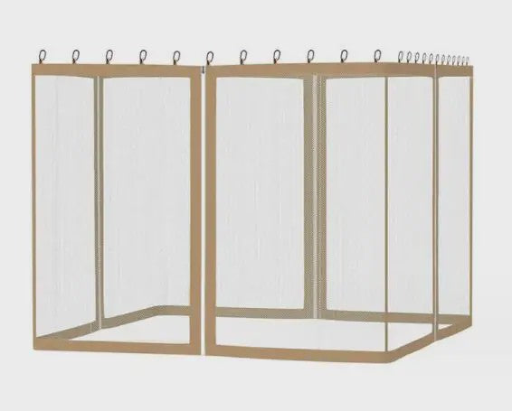 Universeel Gazebo Muskietennet - 4-Panels met Rits - Bescherming tegen Insecten
