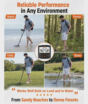 SUNPOW Professionele Metaaldetector Kit met Pinpointer - Waterdicht & Hoge Precisie