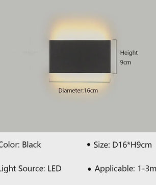 Moderne LED Wandlamp - Stijlvolle Verlichting voor Woonkamer, Slaapkamer & Hal
