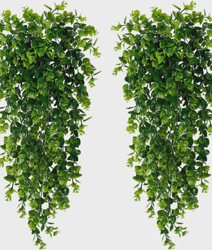 Kunst Hangplant Eucalyptus - UV-bestendig Plastic Groen voor Binnen & Buiten Decoratie