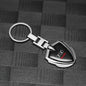 Luxe 3D Metalen & Lederen Audi Autosleutelhanger - Perfecte Decoratie
