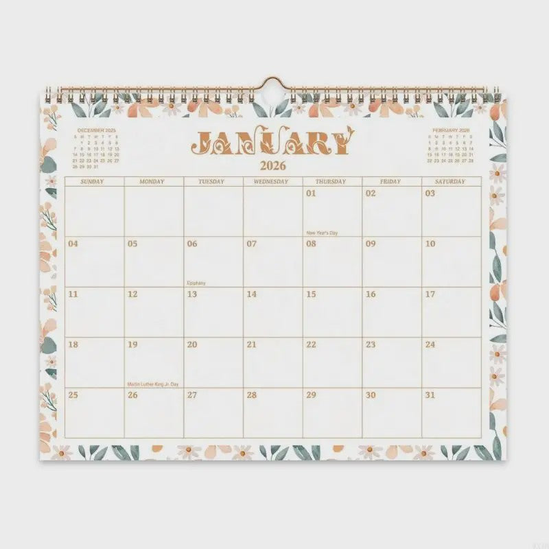 Kalender 2026-2027: Wandkalender Maandplanner 18 Maanden (Jan '26 - Jun '27) - 14x11 Inch