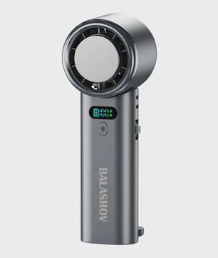 Draagbare Mini Ventilator met IJskoeling & 5200mAh Batterij - USB Oplaadbaar met LED Display