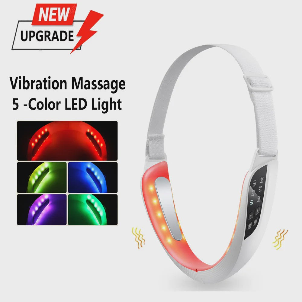 Elektrisch V-Gezichtsverstevigend Beauty Apparaat | 6 Modi & 8 Niveaus | Dubbele Kin Vermindering & Huidverstrakking