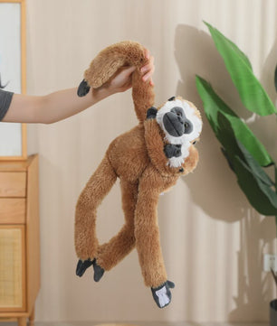 Lange Arm Aap, Luiaard, Orang-oetan & Lemur Pluche Speelgoed - Hangend Knuffel (50/70cm)