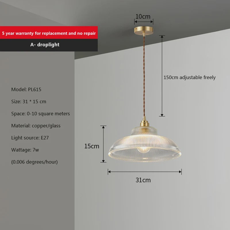 Groene Glazen Hanglamp Vintage - Sfeervolle Verlichting voor Woonkamer, Hal & Slaapkamer