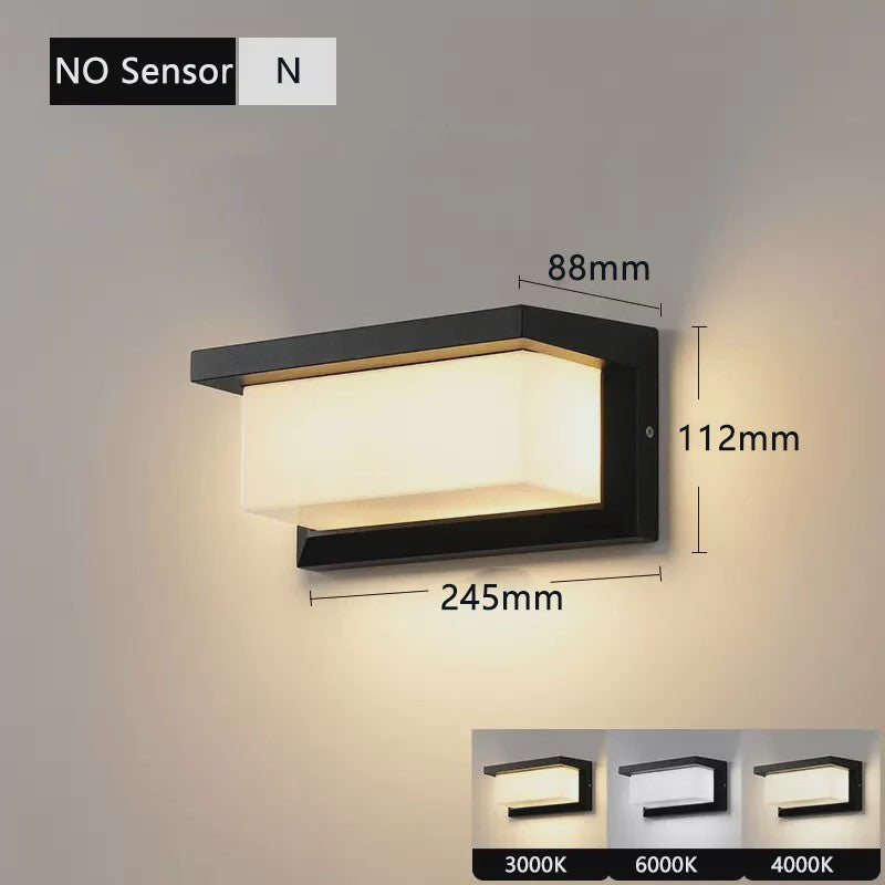 Waterdichte LED Buitenmuurverlichting met Bewegingssensor - IP65