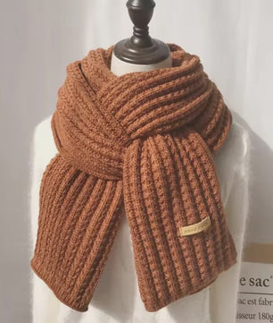 Dikke Gebreide Sjaal Dames Heren - Zachte Cable Knit Wrap voor Winterse Warmte