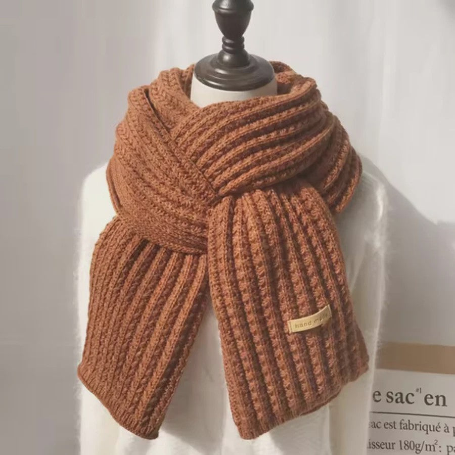Dikke Gebreide Sjaal Dames Heren - Zachte Cable Knit Wrap voor Winterse Warmte