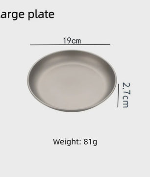 Lichtgewicht Titanium Camping Bord – Perfect voor Outdoor, Picnic & Reizen
