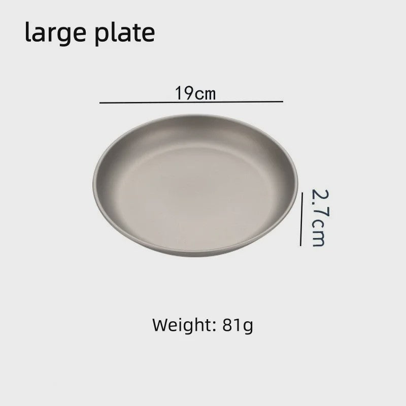 Lichtgewicht Titanium Camping Bord – Perfect voor Outdoor, Picnic & Reizen