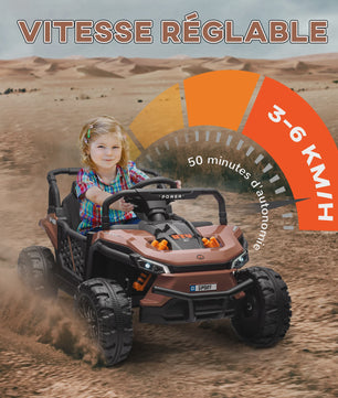 Elektrische Kinder Buggy Bruin met Afstandsbediening - 2 Motoren