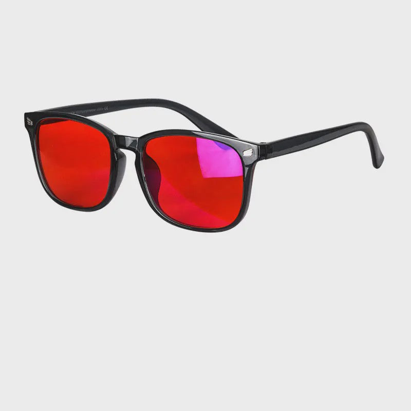 SHINU Slaapbril met Rode Lens: Blokkeert 99% Blauw Licht voor Betere Slaap en Minder Oogvermoeidheid