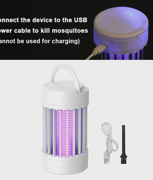 Elektrische Muggenlamp UV Insectendoder - USB Oplaadbaar & Draagbaar