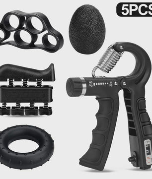 Complete Handtrainer Set: 5-60kg Verstelbare Hand Gripper, Vingerstrekker & Polstrainer
