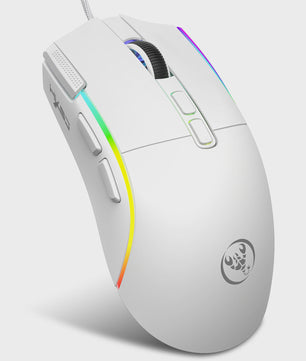 HXSJ X1 Bedrade Gaming Muis: Ergonomisch, RGB Verlichting, 8 Macro Knoppen & 7200 DPI