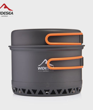 Widesea Camping Kookset 1.3L/2.3L Outdoor Potten & Pannen Set - Lichtgewicht Aluminium