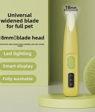 Waterdichte Hondentrimmer met LED Licht - Stille Werking & 18mm Breed Mes